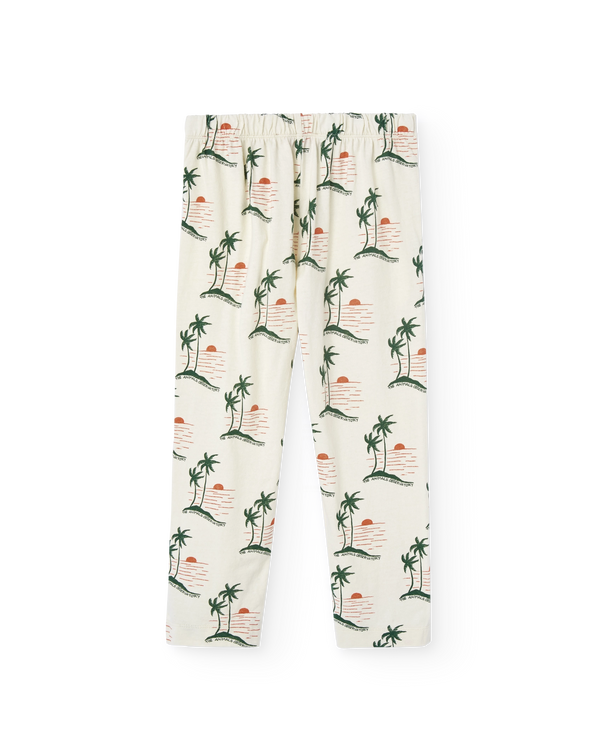 White Sunset Camaleon Sweatpants PRODUCT BACK