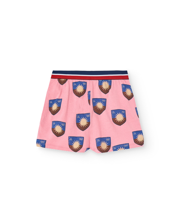 Pink Shield Shorts PRODUCT FRONT