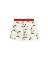 White Sunset Shorts PRODUCT BACK