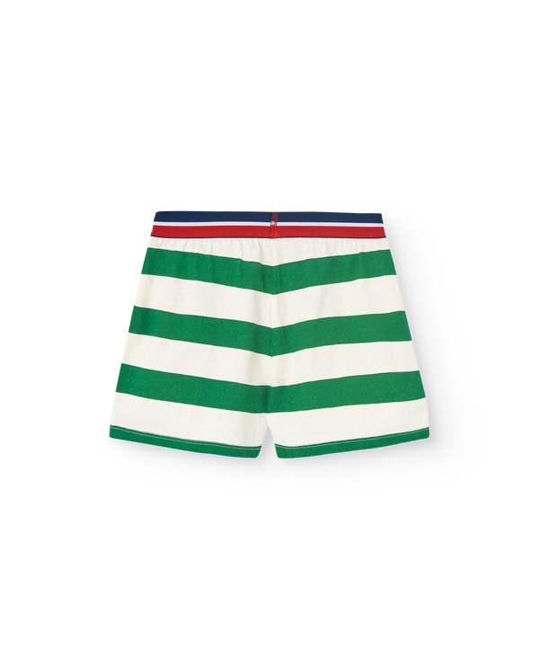 White Sailor Shorts PRODUCT BACK