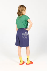 Deep Blue Club Bermuda Shorts MODEL BACK