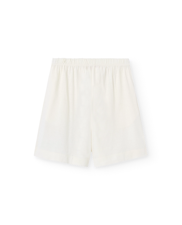 White Poodle Bermuda Mole Shorts PRODUCT BACK