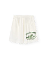 White Poodle Bermuda Mole Shorts PRODUCT FRONT