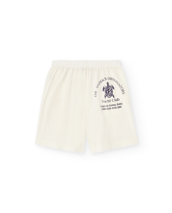 White Yacht Bermuda Shorts PRODUCT BACK