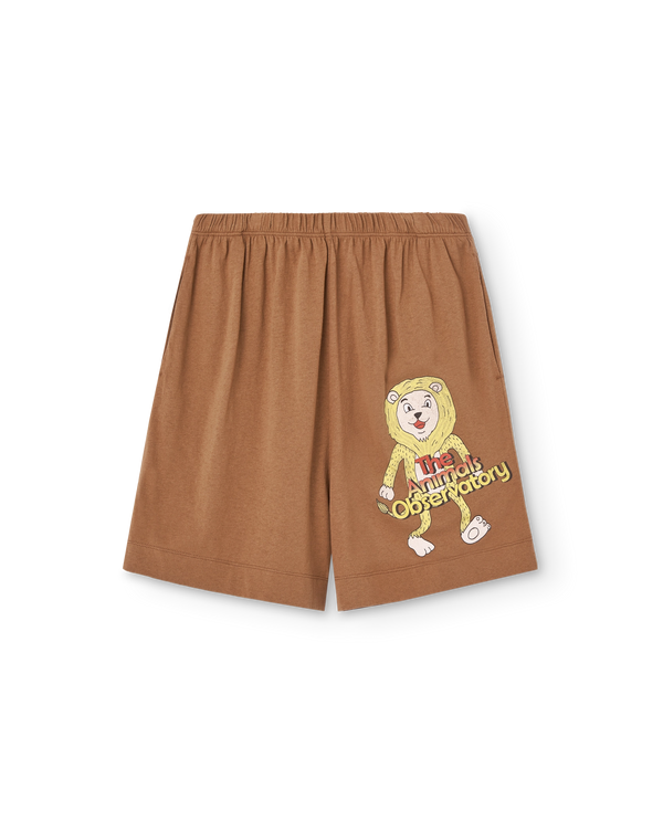Brown Lion Bermuda Mole Shorts PRODUCT FRONT