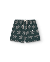 Deep Green Cool Hedgehog Sweatpants COVER