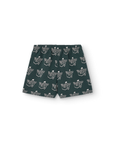 Deep Green Cool Hedgehog Sweatpants PRODUCT BACK