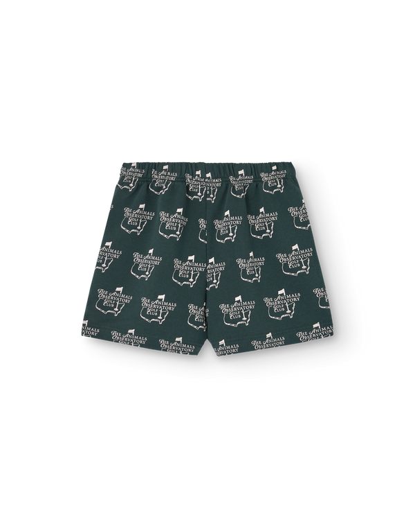 Deep Green Cool Hedgehog Sweatpants PRODUCT BACK