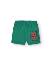 Green Ladybug Hedgehog Shorts PRODUCT BACK