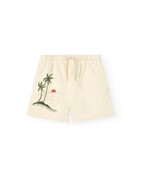 White Sunset Hedgehog Sweatpants COVER