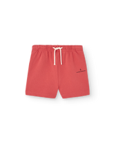 Red Fluffy Hedgehog Shorts PRODUCT FRONT