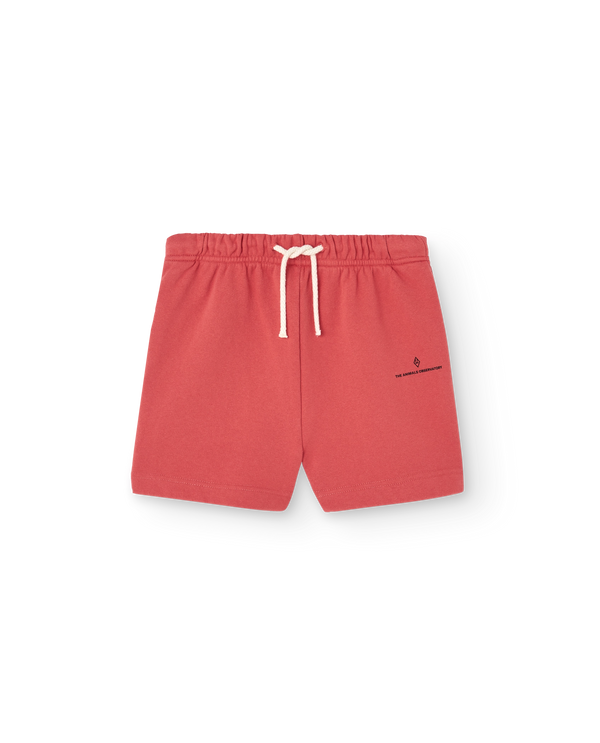 Red Fluffy Hedgehog Shorts PRODUCT FRONT