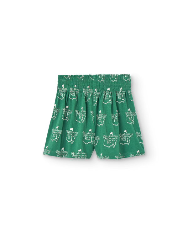 Green Cool Ostrich Shorts PRODUCT BACK