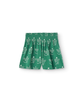 Green Cool Ostrich Shorts PRODUCT FRONT