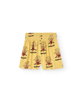 Yellow Ostrich Shorts PRODUCT FRONT