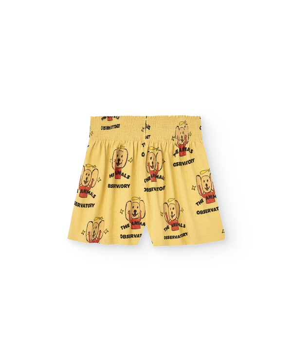 Yellow Ostrich Shorts PRODUCT FRONT
