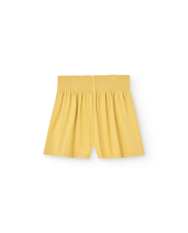 Yellow Love Ostrich Shorts PRODUCT BACK