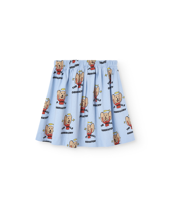 Soft Blue Turkey Skirt PRODUCT BACK