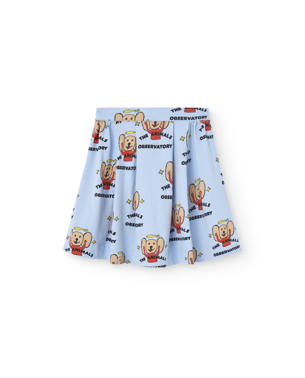 Soft Blue Turkey Skirt PRODUCT FRONT