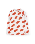 Raw White Kissing Deer Swimsuit