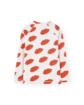 Raw White Kissing Deer Swimsuit PRODUCT BACK