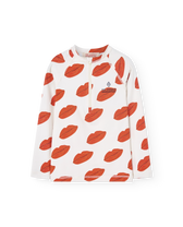 Raw White Kissing Deer Swimsuit PRODUCT FRONT