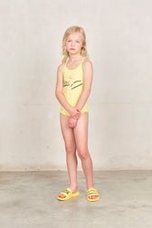 Yellow Love Octopus Swimsuit MODEL FRONT