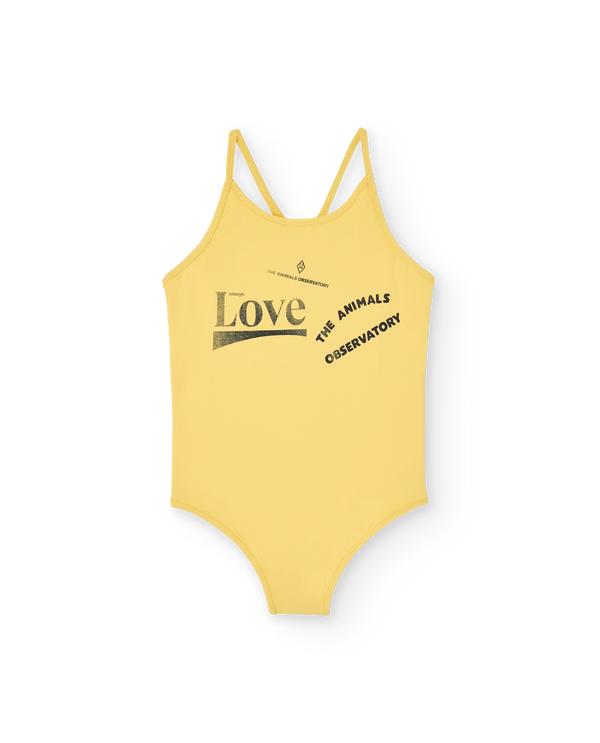 Yellow Love Octopus Swimsuit PRODUCT FRONT