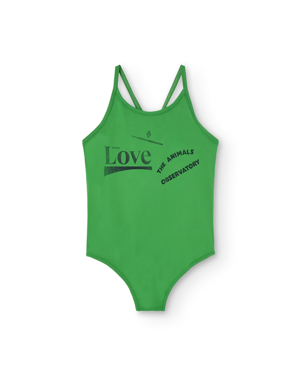 Green Love Octopus Swimsuit PRODUCT FRONT