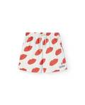Raw White Kissing Puppy Swimsuit