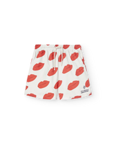 Raw White Kissing Puppy Swimsuit PRODUCT FRONT
