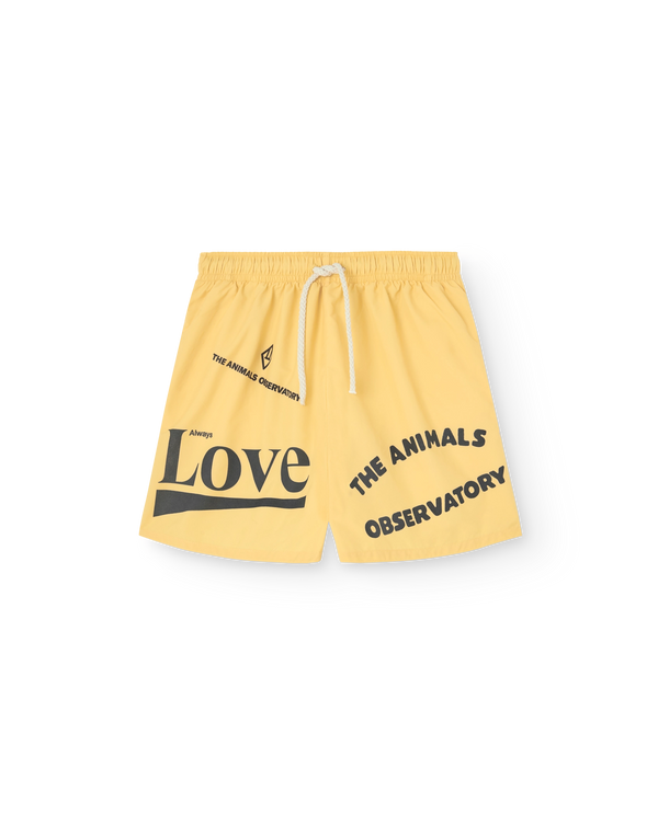 Yellow Love Puppy Swimsuit PRODUCT FRONT