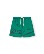 Green Love Puppy Swimsuit PRODUCT FRONT