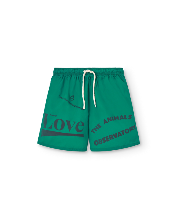 Green Love Puppy Swimsuit PRODUCT FRONT