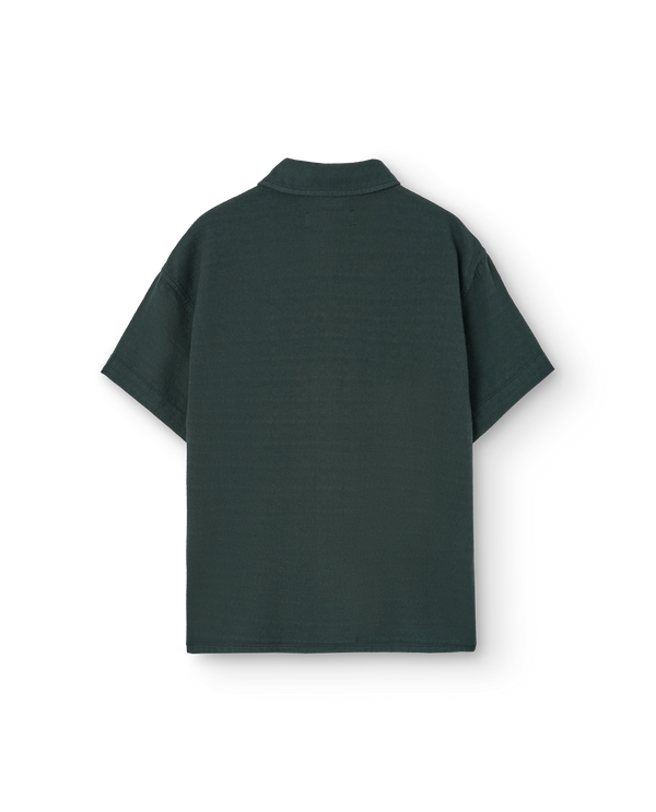 Deep Green Shield Kangaroo Shirt PRODUCT BACK
