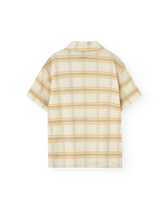 Beige Shield Kangaroo Shirt PRODUCT BACK