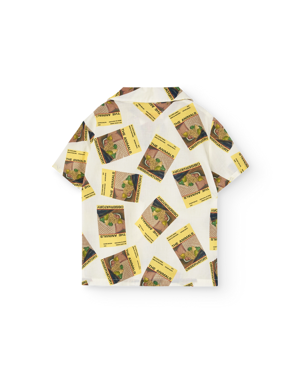 White Magazine Cuckoo Shirt PRODUCT BACK