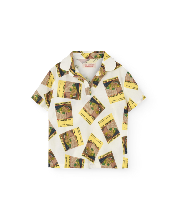 White Magazine Cuckoo Shirt PRODUCT FRONT