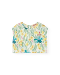 White Floral Baboon Shirt