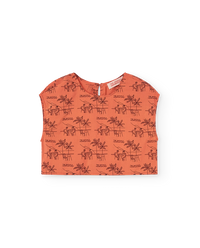 Salmon Drawings Baboon Shirt COVER