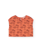 Salmon Drawings Baboon Shirt PRODUCT FRONT