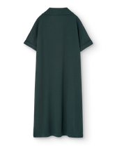 Deep Green Shield Giraffe Maxi Dress PRODUCT BACK