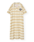 Beige Shield Giraffe Maxi Dress