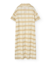 Beige Shield Giraffe Maxi Dress PRODUCT BACK