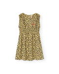 Yellow Animal Marten Midi Dress