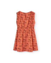 Salmon Drawings Marten Midi Dress PRODUCT BACK