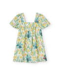 Robe courte Floral Dodo blanche