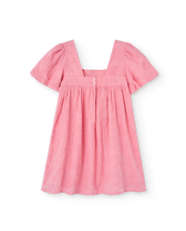 Pink Plain Dodo Mini Dress PRODUCT BACK