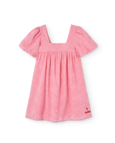 Pink Plain Dodo Mini Dress PRODUCT FRONT