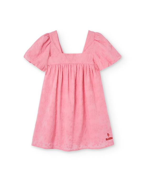 Pink Plain Dodo Mini Dress PRODUCT FRONT